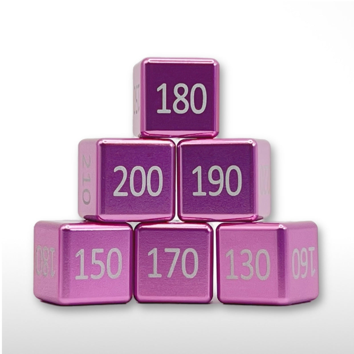Machine Cut Aluminum Higher Count Numeric Damage Counter Set
