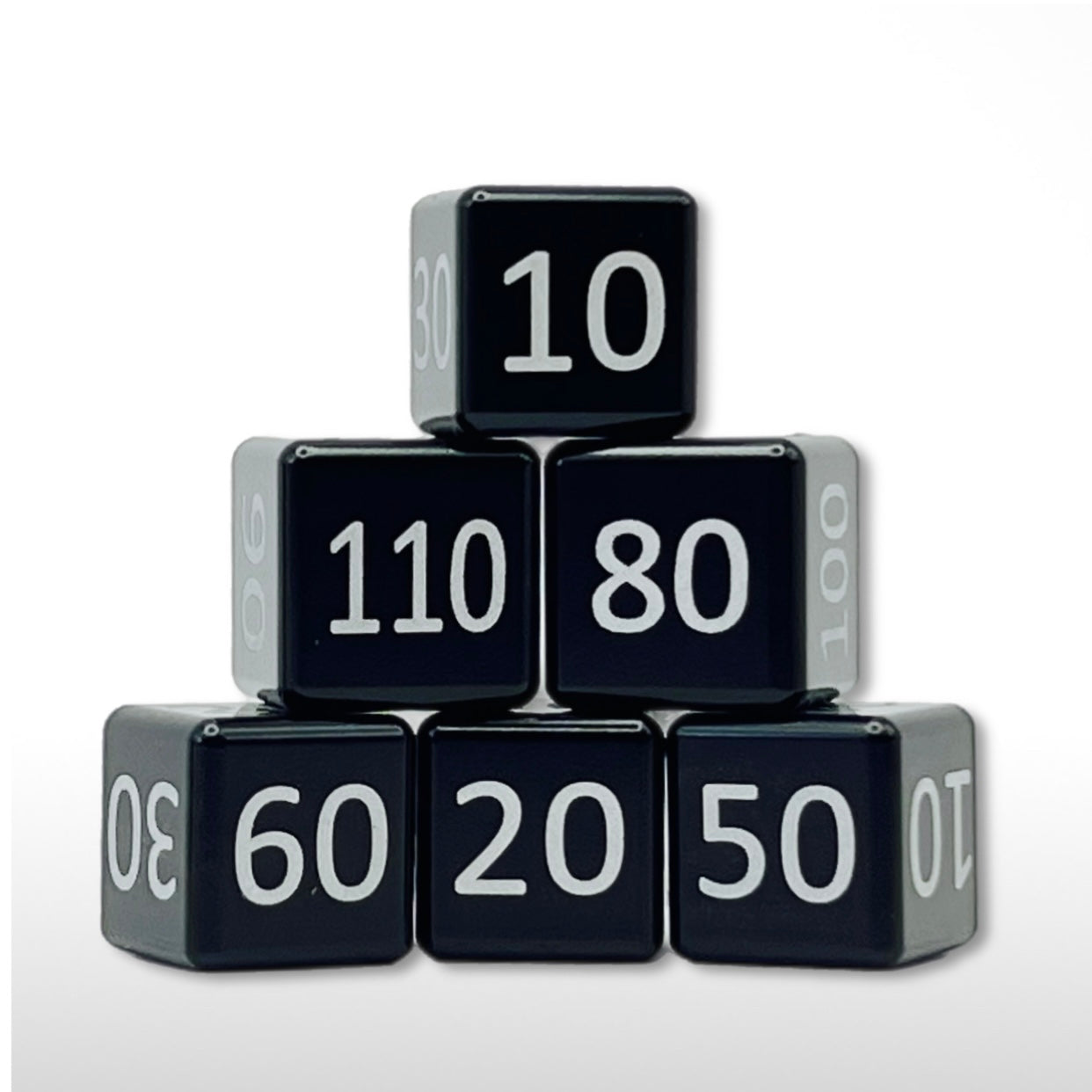 Machine Cut Aluminum Classic Numeric Damage Counter Set