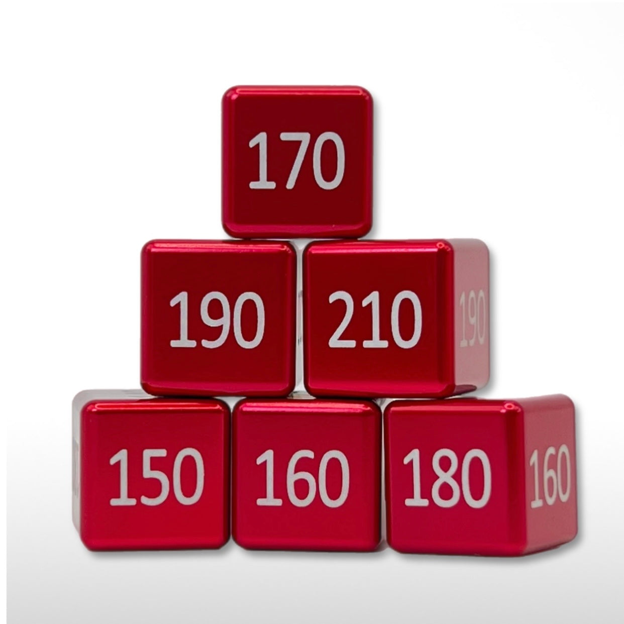 Machine Cut Aluminum Higher Count Numeric Damage Counter Set