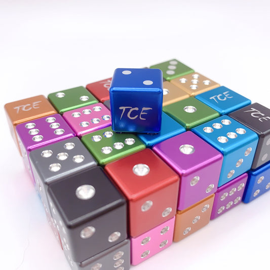 Machine Drilled Aluminum D6 Dice Set