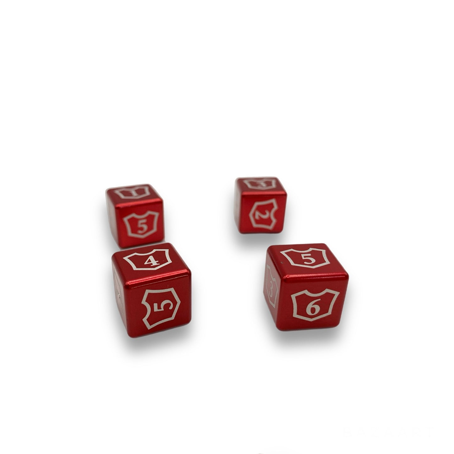 CNC Machined Aluminum Magic: The Gathering Planeswalker Loyalty Dice Counter 1-6 (4pcs)