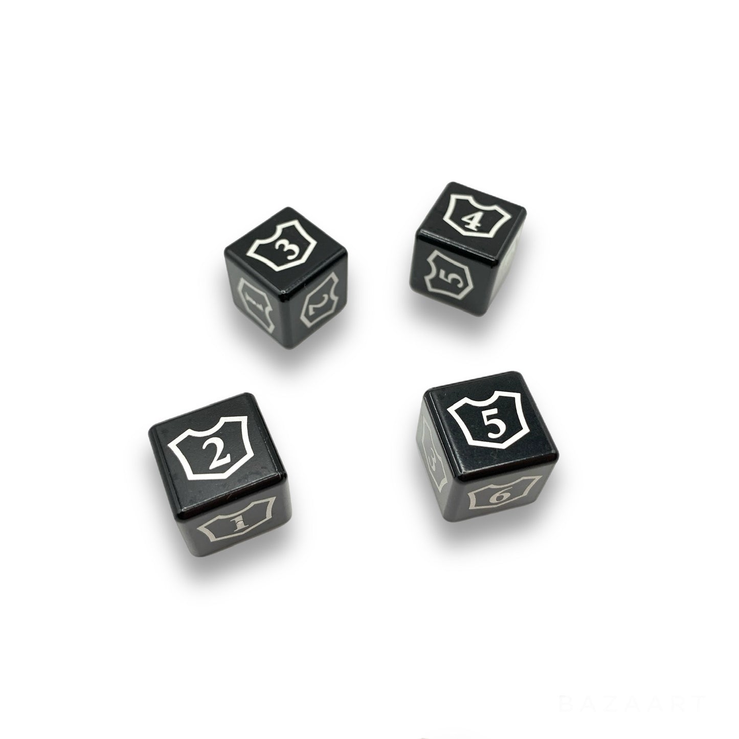 CNC Machined Aluminum Magic: The Gathering Planeswalker Loyalty Dice Counter 1-6 (4pcs)