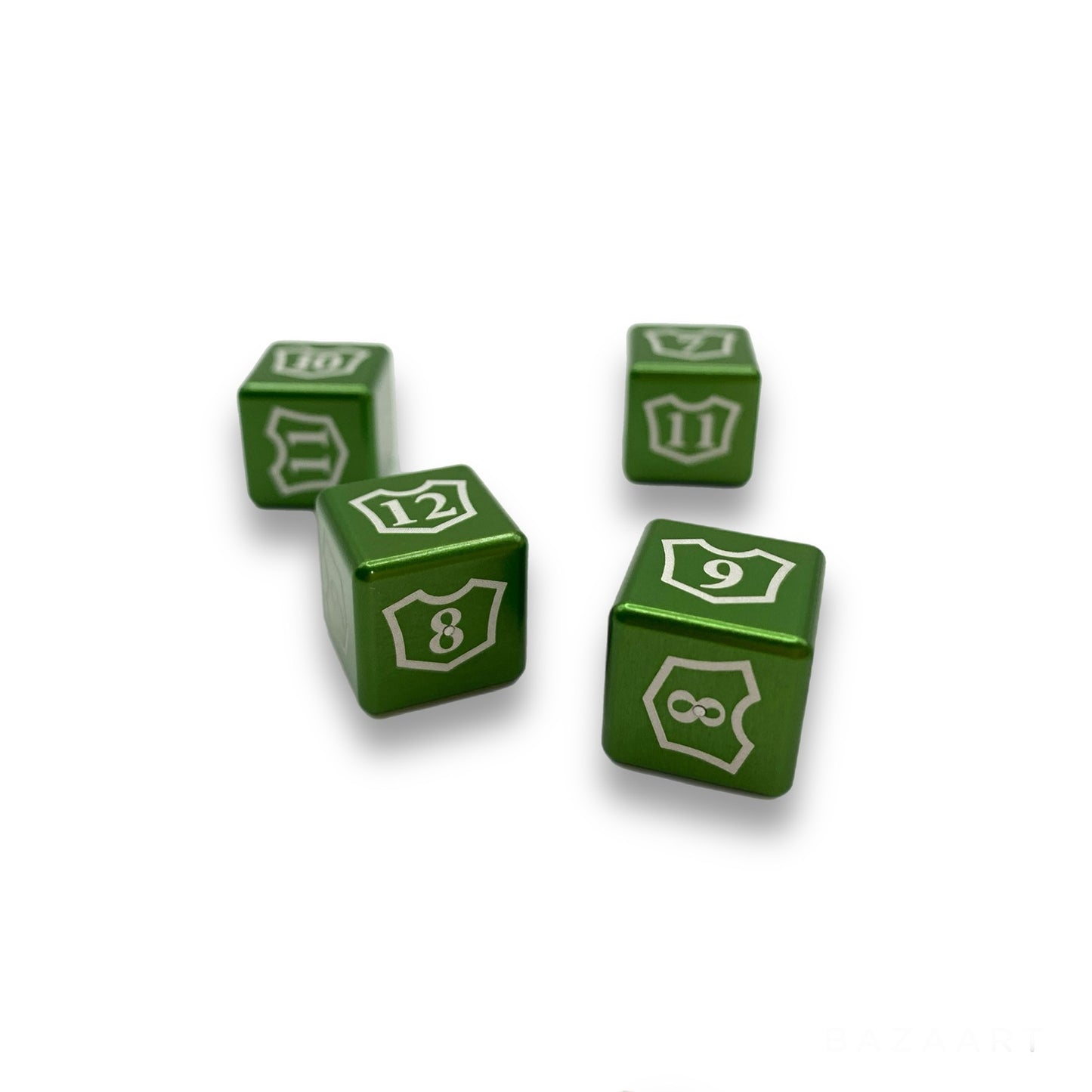 CNC Machined Aluminum Magic: The Gathering Planeswalker Loyalty Dice Counter 7-12 (4pcs)