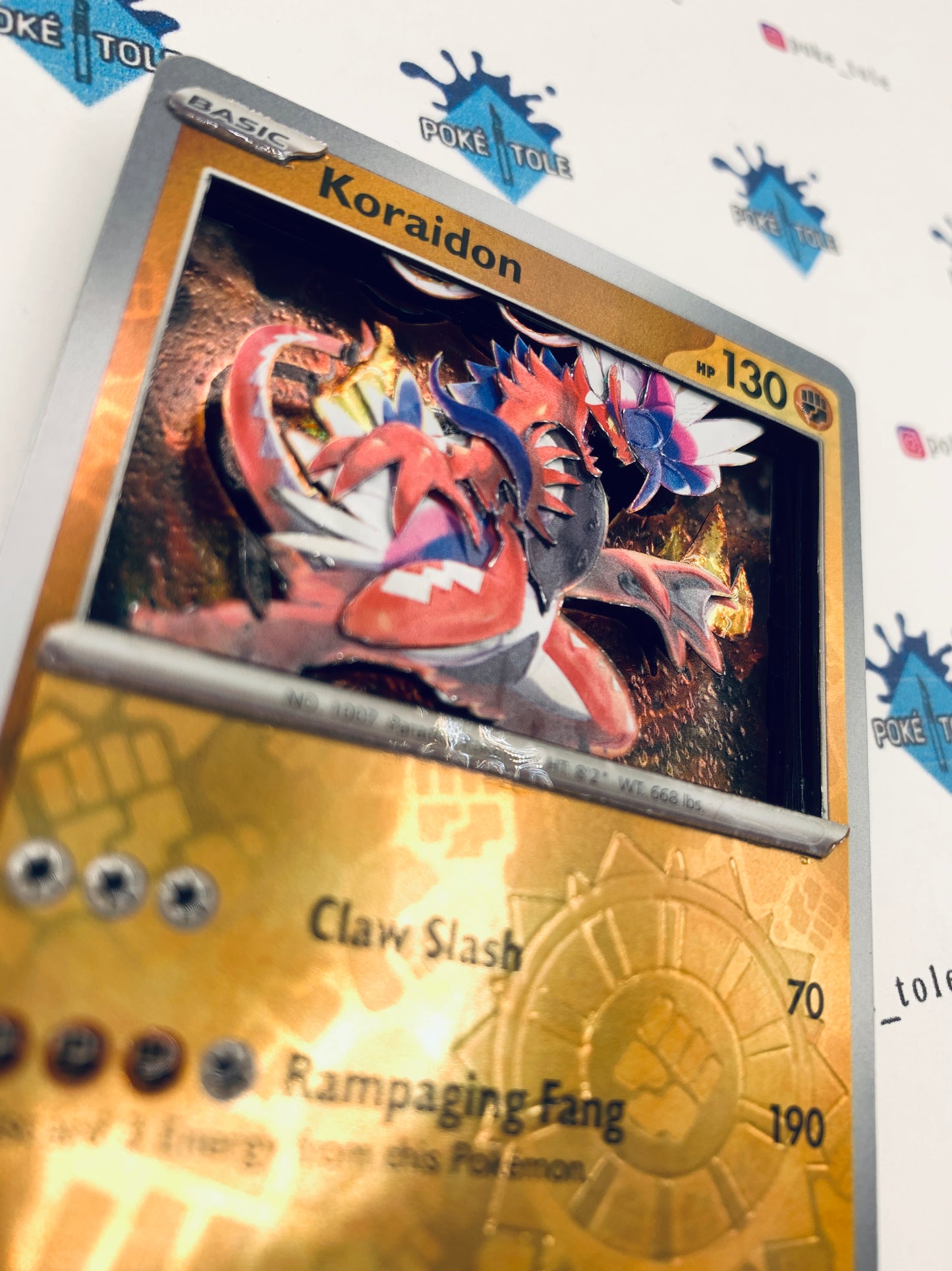 PokéTole 3D Pokémon Card Shadow Box: Koraidon