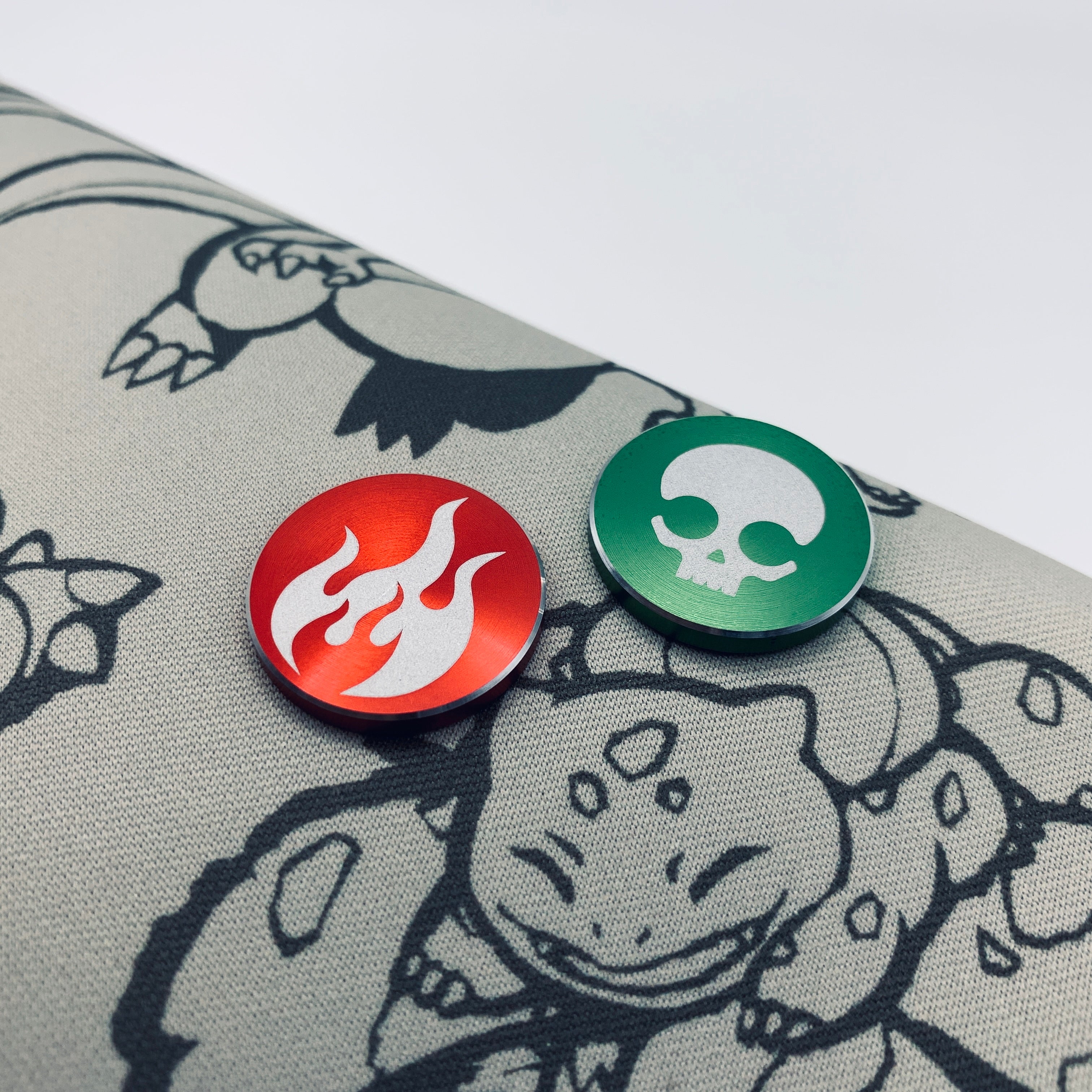 Machine Cut Aluminum Metal Burn & Poison  Special Condition Marker