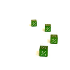 Machine Cut Aluminum Metal Magic: The Gathering Minus Dice Counter (4pcs)