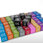 Machine Cut Aluminum Classic Numeric Damage Counter Set