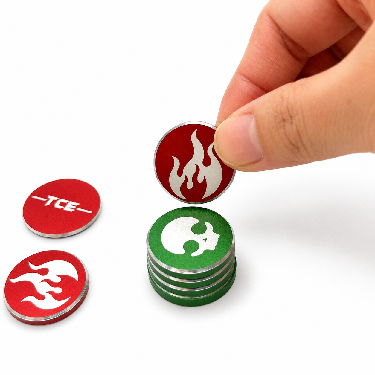 New Ver.2 Machine Cut Aluminum Metal Burn & Poison Special Condition Marker