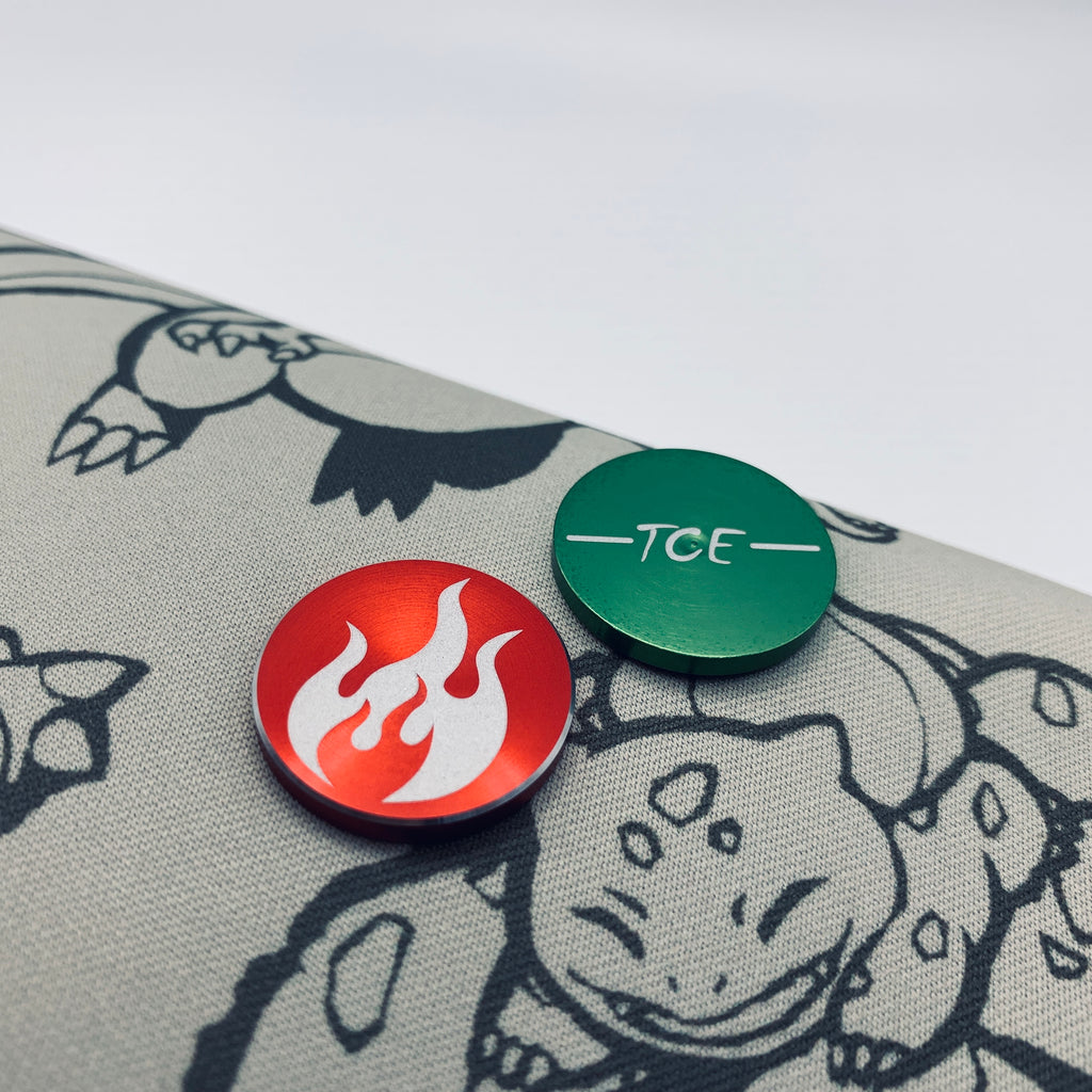 Machine Cut Aluminum Metal Burn & Poison  Special Condition Marker