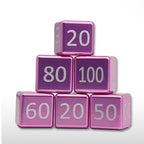 Machine Cut Aluminum Classic Numeric Damage Counter Set