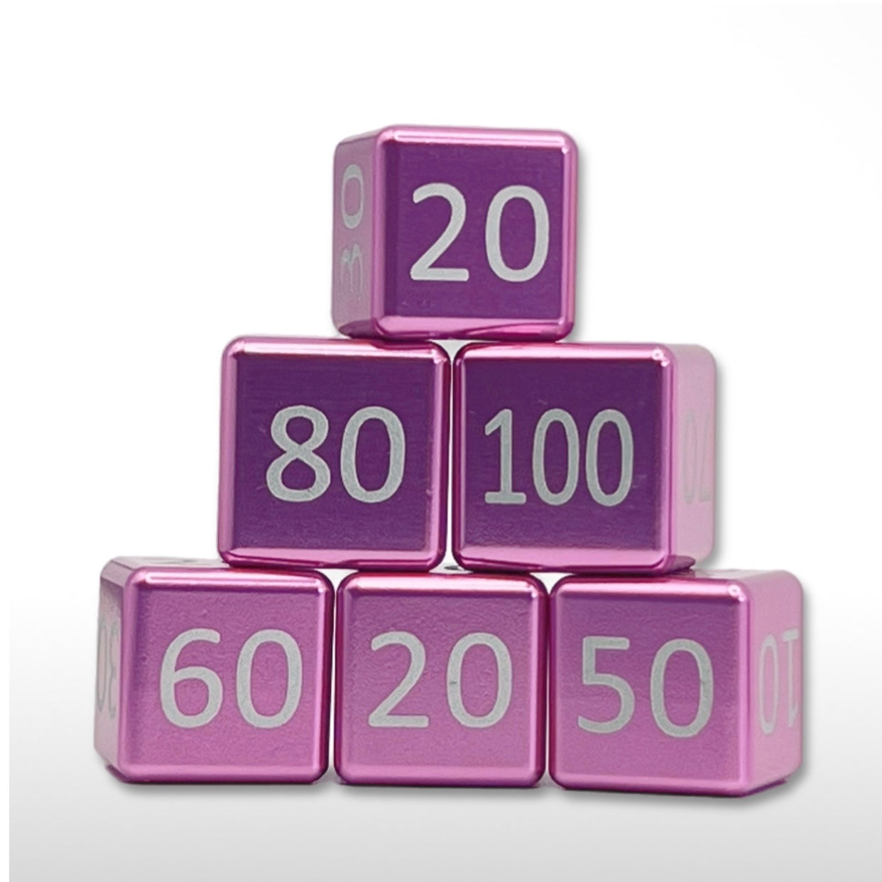 Machine Cut Aluminum Classic Numeric Damage Counter Set