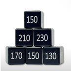 Machine Cut Aluminum High-Count Numeric Damage Counter Set