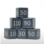 Machine Cut Aluminum Classic Numeric Damage Counter Set