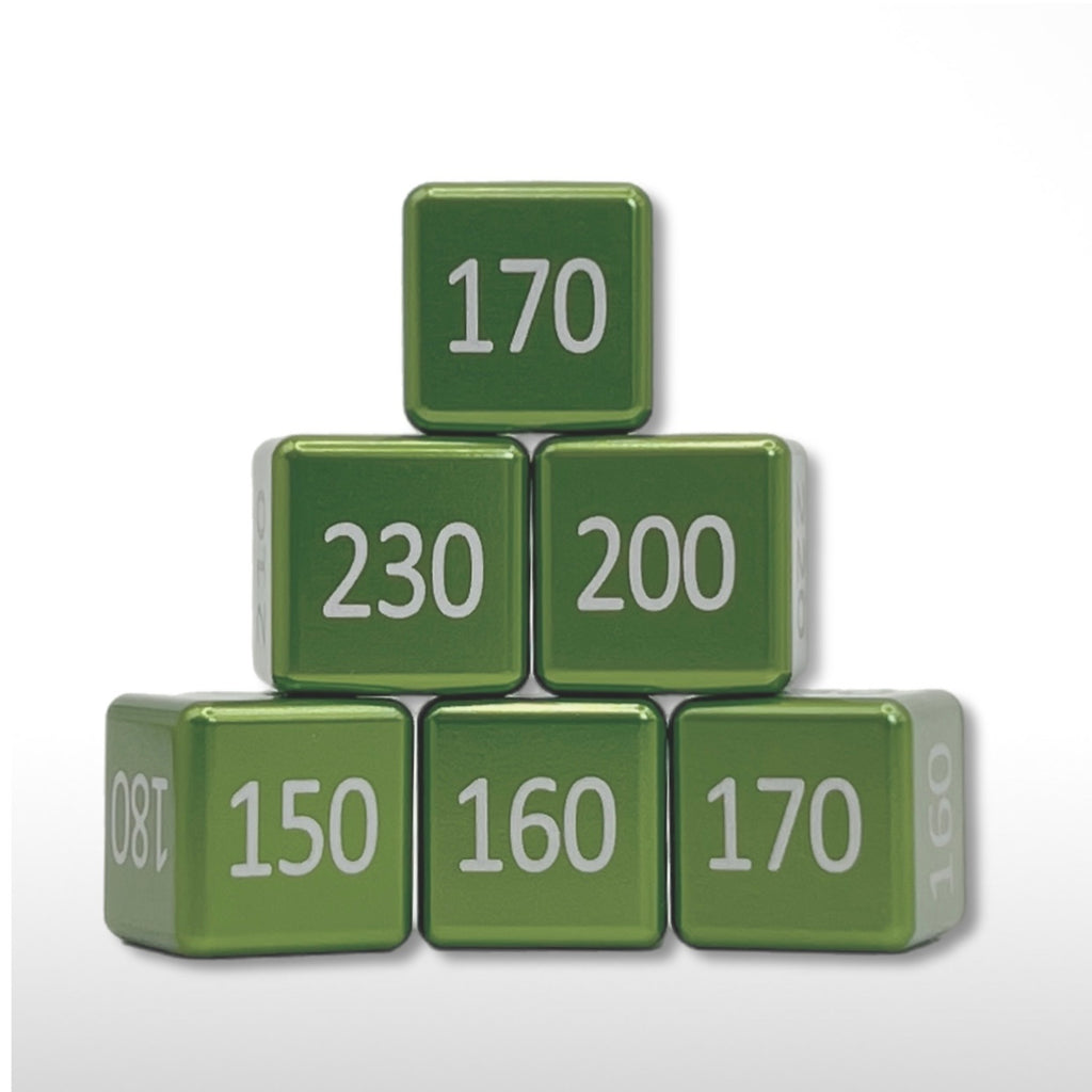 Machine Cut Aluminum High-Count Numeric Damage Counter Set