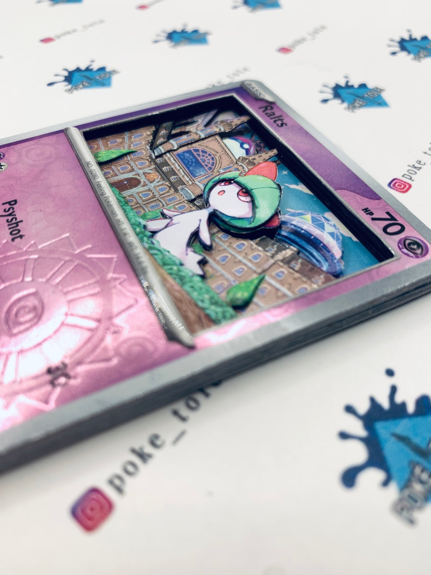 PokéTole 3D Pokémon Card Shadow Box: Ralts