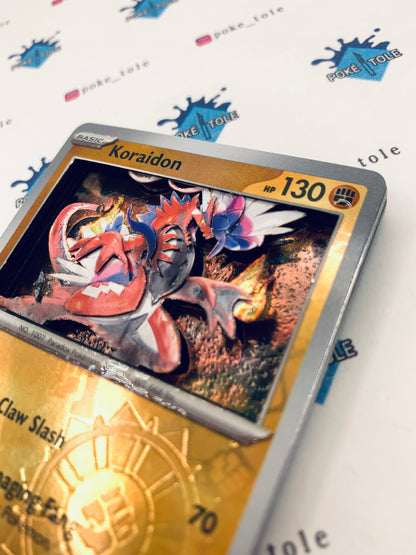 PokéTole 3D Pokémon Card Shadow Box: Koraidon