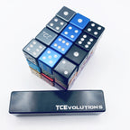 CNC Machine Cut Aluminum Drilled D6 Dice Set w/Case