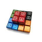 Machine Cut Aluminum Metal Magic: The Gathering Planeswalker Loyalty Dice Counter 1-6 (4pcs)