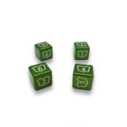 Machine Cut Aluminum Metal Magic: The Gathering Planeswalker Loyalty Dice Counter 1-6 (4pcs)