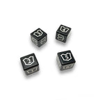 Machine Cut Aluminum Metal Magic: The Gathering Planeswalker Loyalty Dice Counter 1-6 (4pcs)