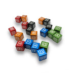 Machine Cut Aluminum Metal Magic: The Gathering Planeswalker Loyalty Dice Counter 7-12 (4pcs)