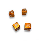 Machine Cut Aluminum Metal Magic: The Gathering Planeswalker Loyalty Dice Counter 7-12 (4pcs)