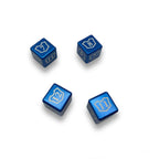 Machine Cut Aluminum Metal Magic: The Gathering Planeswalker Loyalty Dice Counter 7-12 (4pcs)