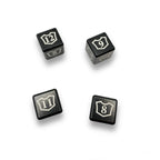 Machine Cut Aluminum Metal Magic: The Gathering Planeswalker Loyalty Dice Counter 7-12 (4pcs)