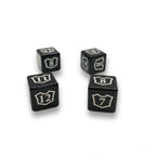 Machine Cut Aluminum Metal Magic: The Gathering Planeswalker Loyalty Dice Counter 7-12 (4pcs)
