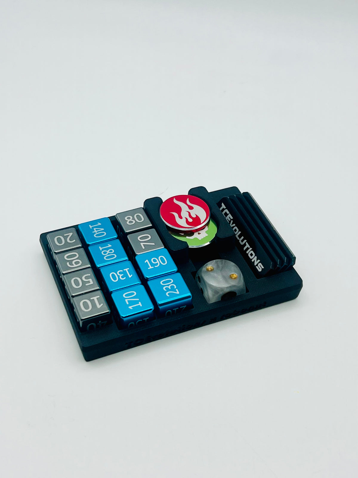 3D Print Insert for Pokemon Center (Japan Size) Dice case (organizer for TCEvolutions products) Black