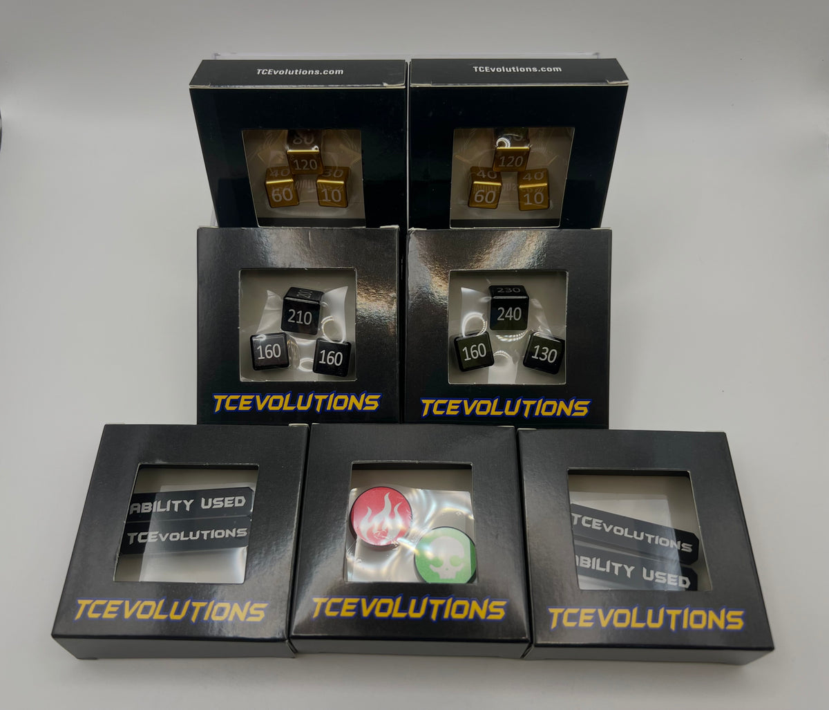 TCEvolutions Pokemon TCG Damage Counters/Ability Markers Complete Bundle