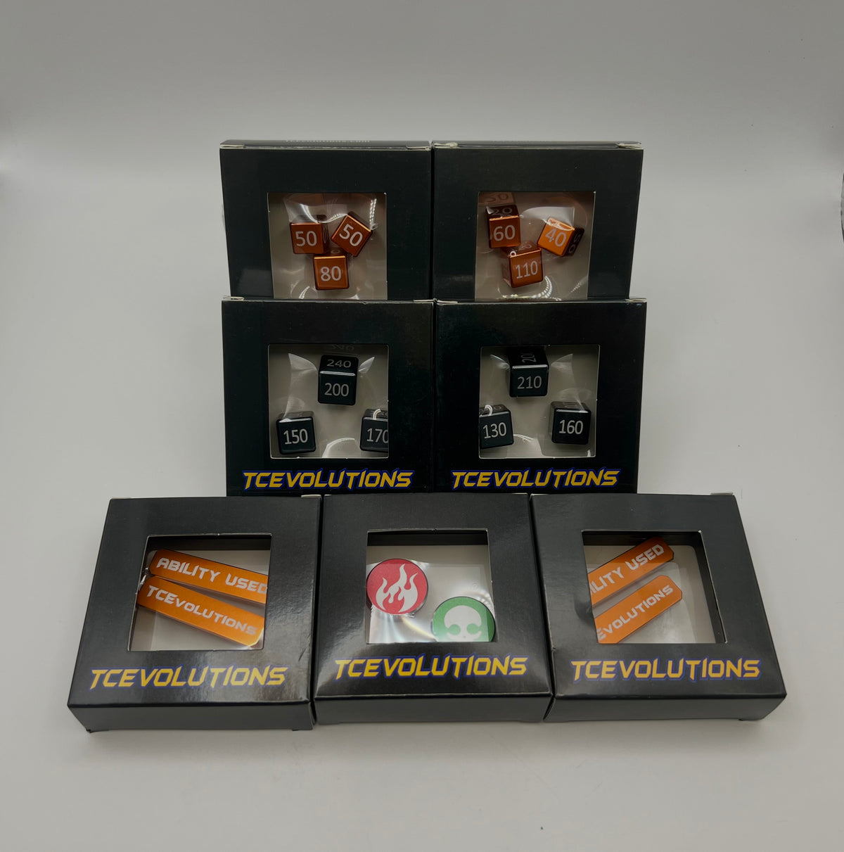 TCEvolutions Pokemon TCG Damage Counters/Ability Markers Complete Bundle