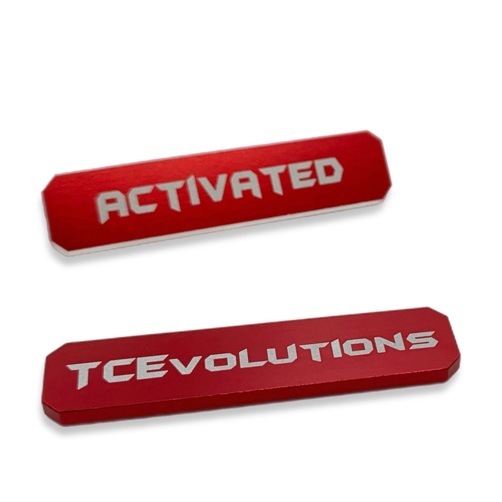 Aluminum Metal "Activated" Markers for TCG (One Piece, Riftbound)