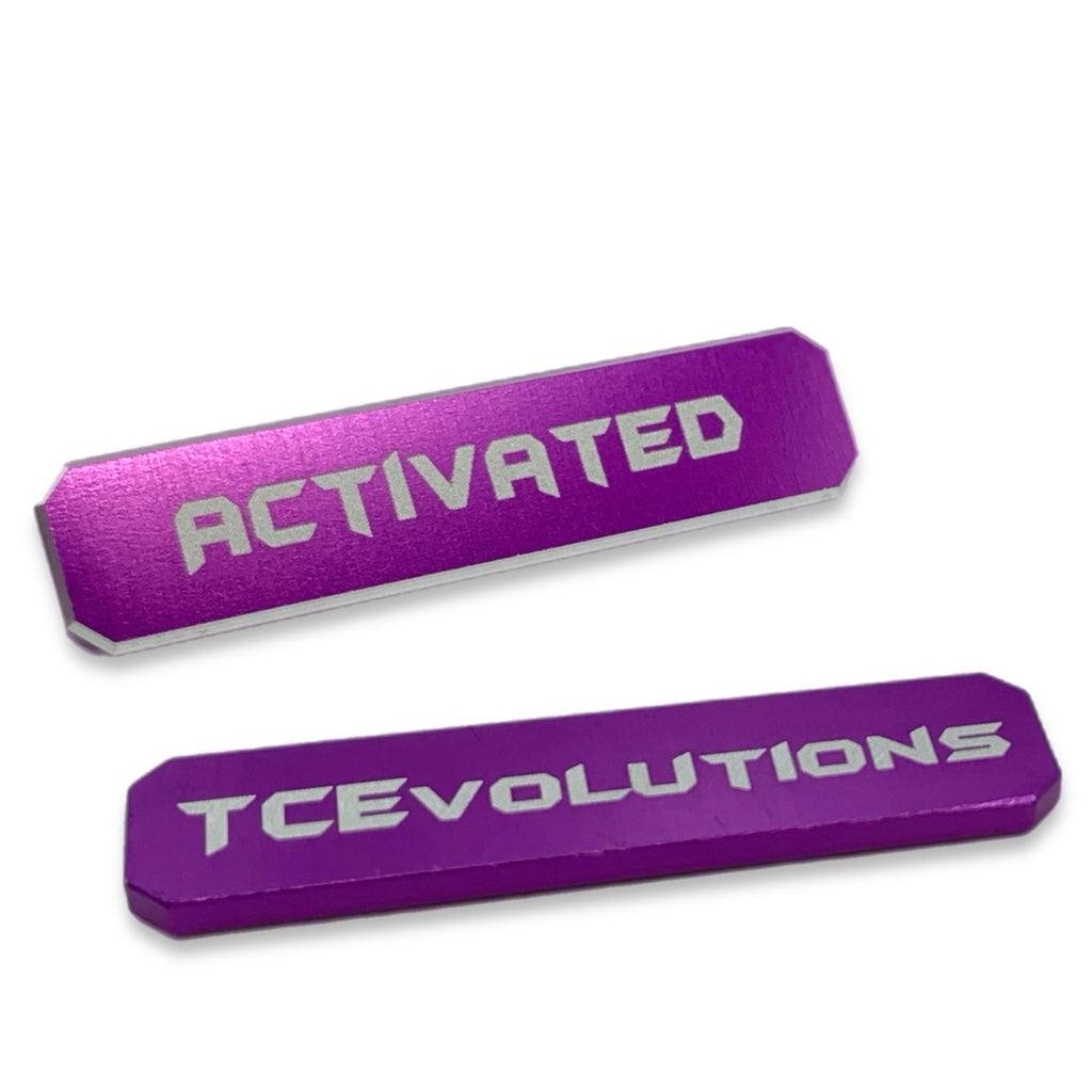 Aluminum Metal "Activated" Markers for TCG (One Piece, Riftbound)