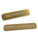 Aluminum Metal "Activated" Markers for TCG (One Piece, Riftbound)