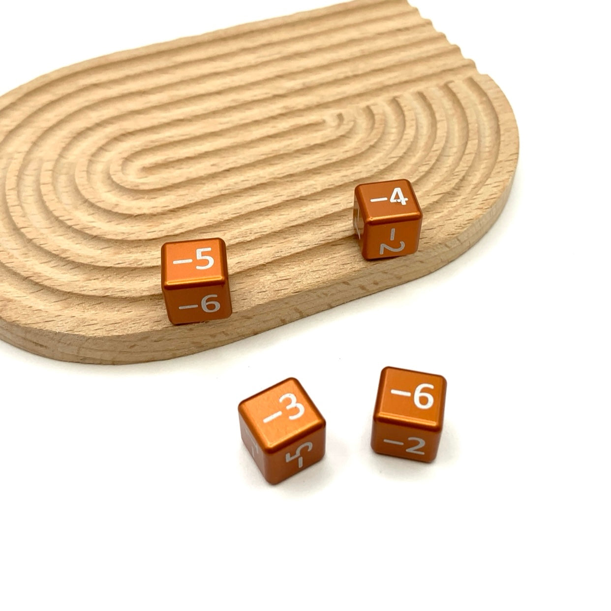 Aluminum Metal TCG minus 1-6 Counters for Riftbound, One Piece, Lorcana, Digimon