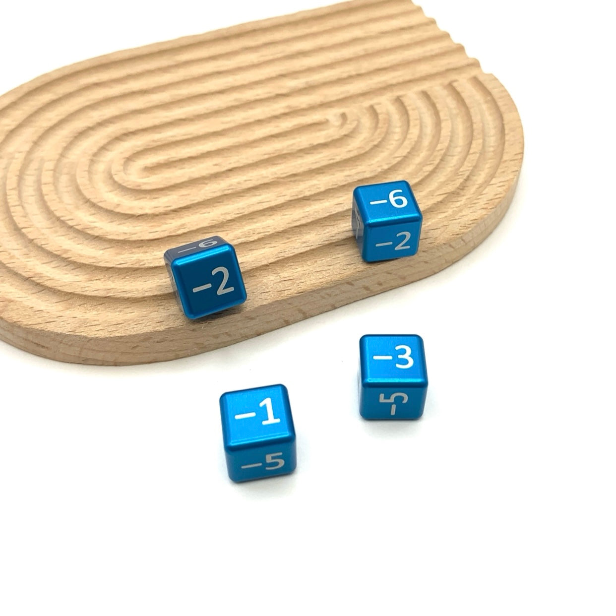 Aluminum Metal TCG minus 1-6 Counters for Riftbound, One Piece, Lorcana, Digimon