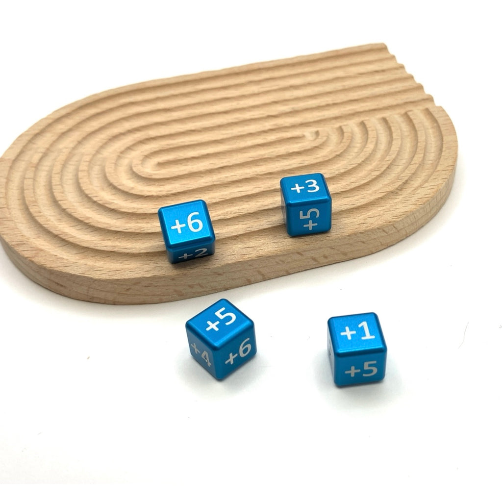 Aluminum Metal TCG Plus 1-6 Counters for Riftbound, One Piece, Lorcana, Digimon