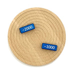 Aluminum Metal TCG minus 1000-4000 Power blocks, works for One Piece, Digimon and others