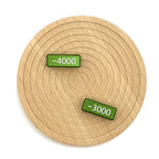 Aluminum Metal TCG minus 1000-4000 Power blocks, works for One Piece, Digimon and others