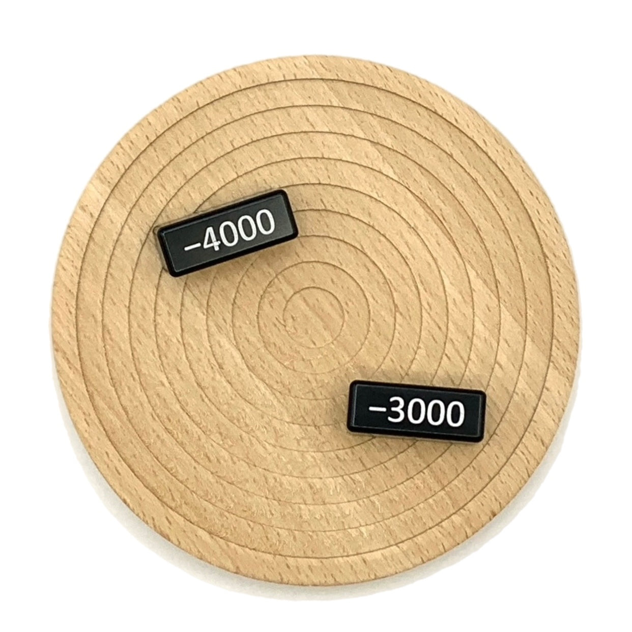 Aluminum Metal TCG minus 1000-4000 Power blocks, works for One Piece, Digimon and others