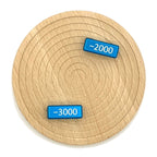 Aluminum Metal TCG minus 1000-4000 Power blocks, works for One Piece, Digimon and others