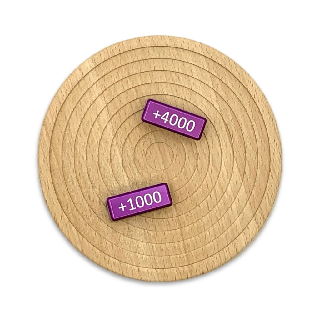 Aluminum Metal TCG Plus 1000-4000 Power blocks, works for One Piece, Digimon and others