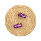 Aluminum Metal TCG Plus 1000-4000 Power blocks, works for One Piece, Digimon and others