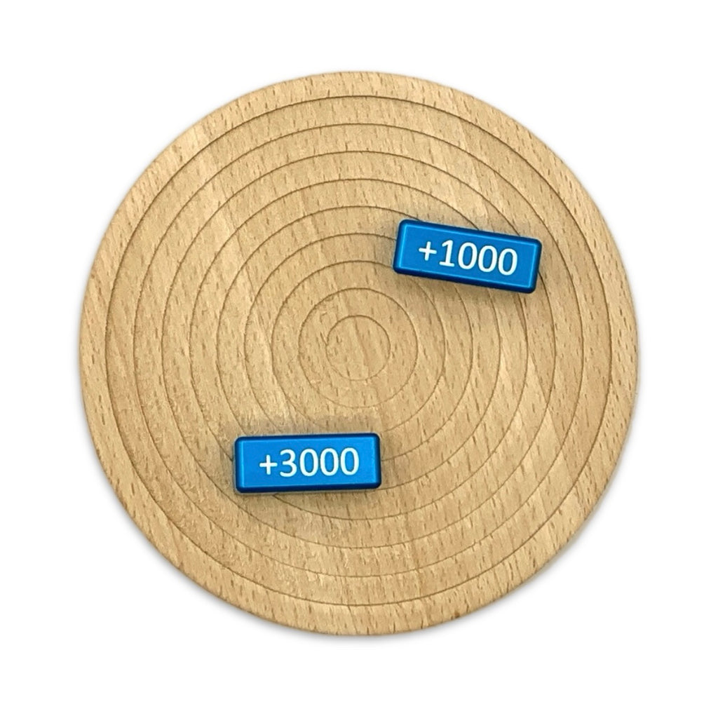 Aluminum Metal TCG Plus 1000-4000 Power blocks, works for One Piece, Digimon and others