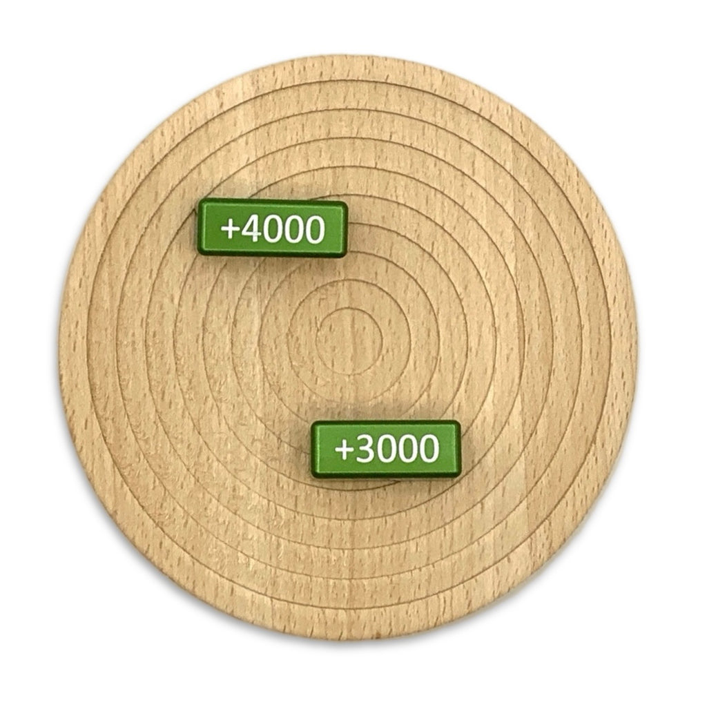 Aluminum Metal TCG Plus 1000-4000 Power blocks, works for One Piece, Digimon and others