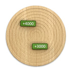 Aluminum Metal TCG Plus 1000-4000 Power blocks, works for One Piece, Digimon and others