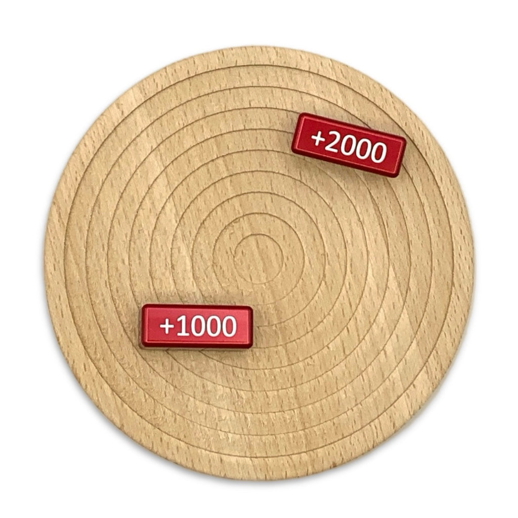 Aluminum Metal TCG Plus 1000-4000 Power blocks, works for One Piece, Digimon and others