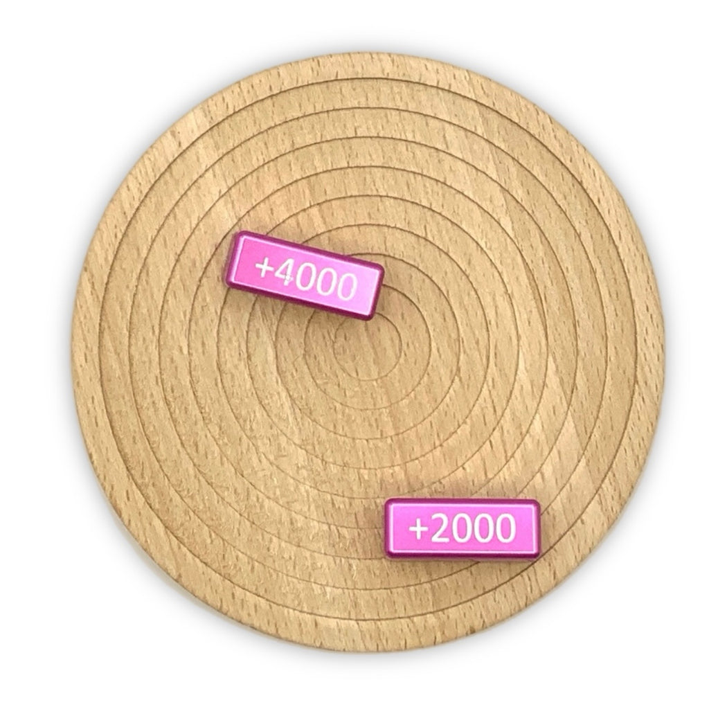 Aluminum Metal TCG Plus 1000-4000 Power blocks, works for One Piece, Digimon and others