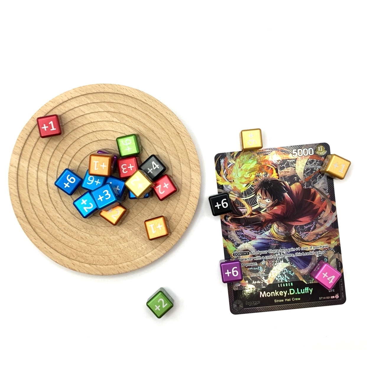 Aluminum Metal TCG Plus 1-6 Counters for Riftbound, One Piece, Lorcana, Digimon